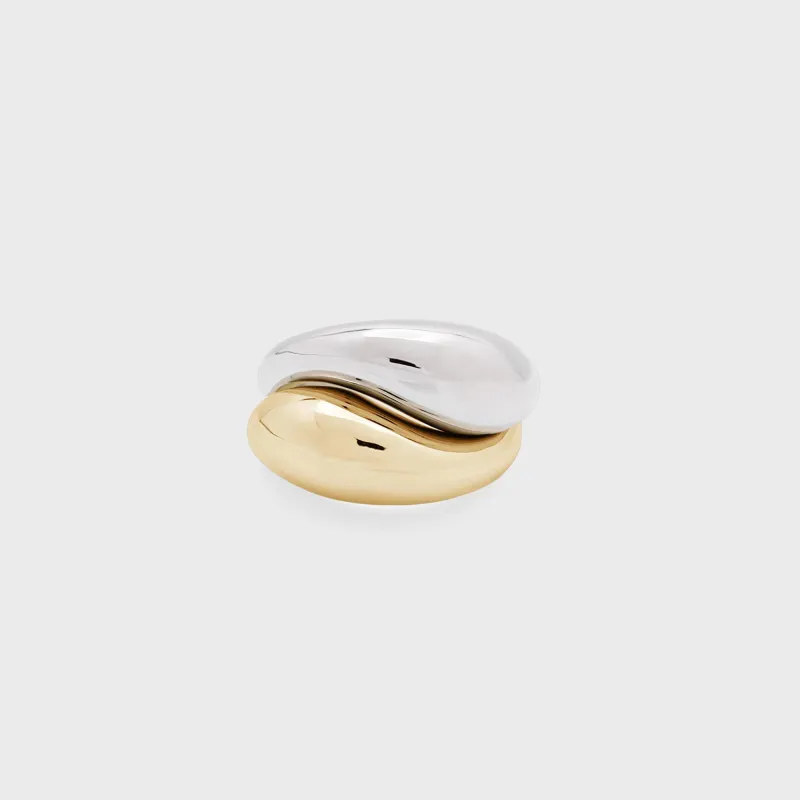 SHASHI Wayne Ring Set - Gold / Silver sold by Kith