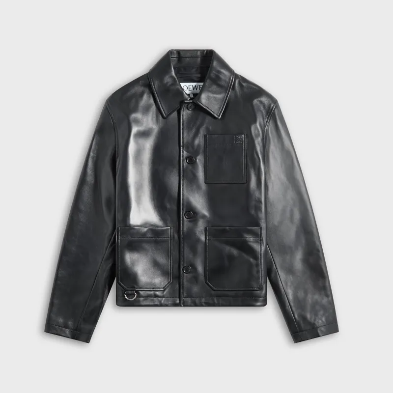 Loewe Workwear Jacket - Black sold by Kith