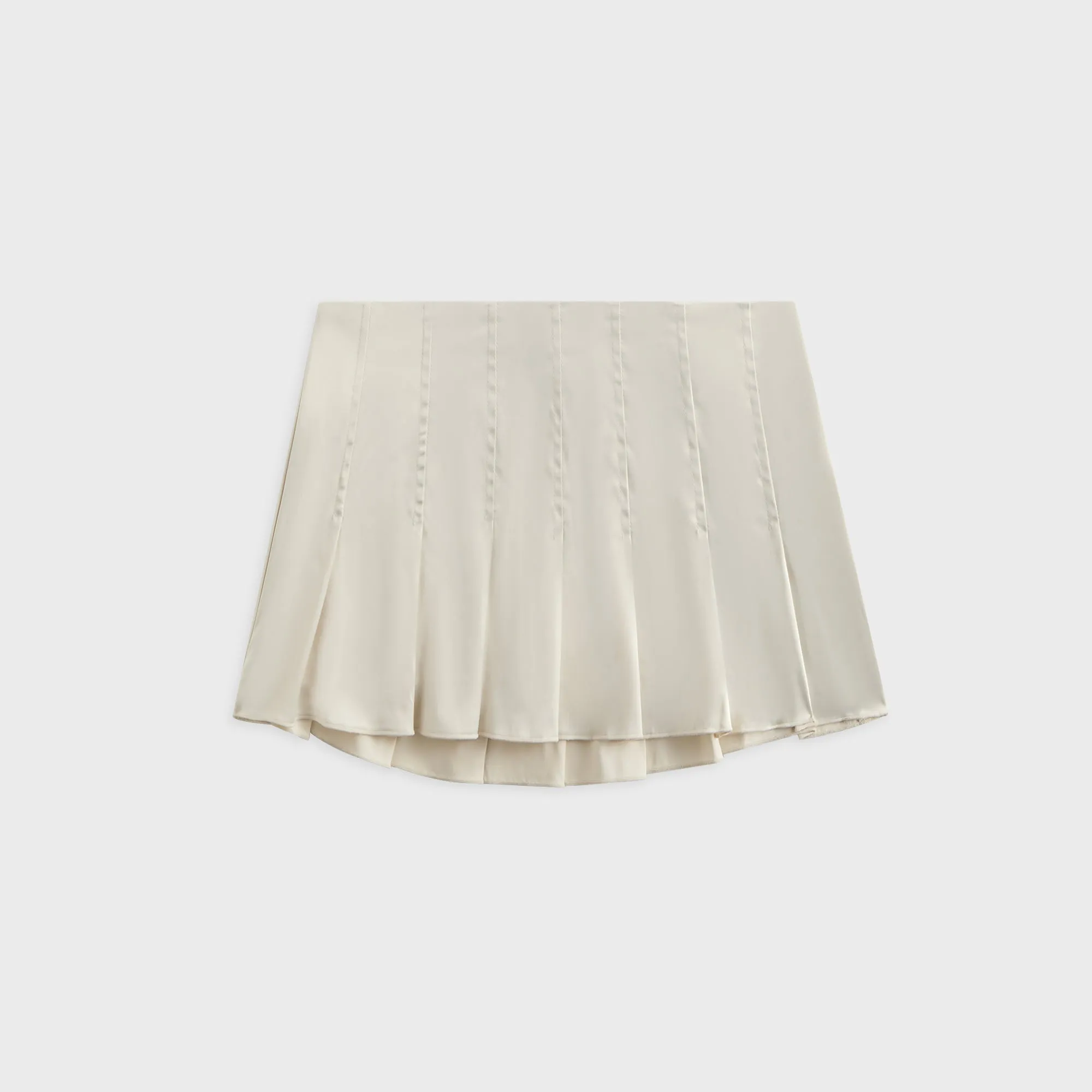 Frankies Bikinis Lilia Satin Mini Skirt - Feather sold by Kith