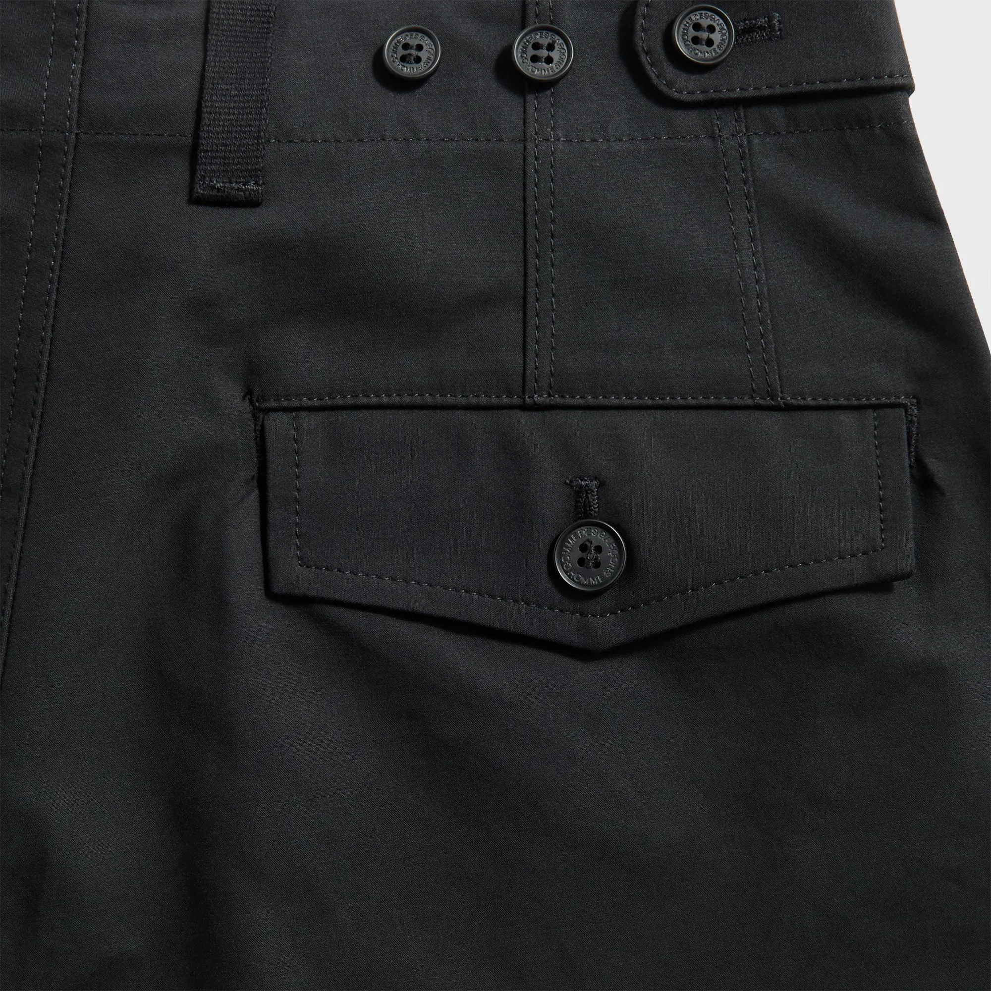 CDG Homme Wide Leg Pocket Trouser - Black sold by Kith product image thumbnail 3