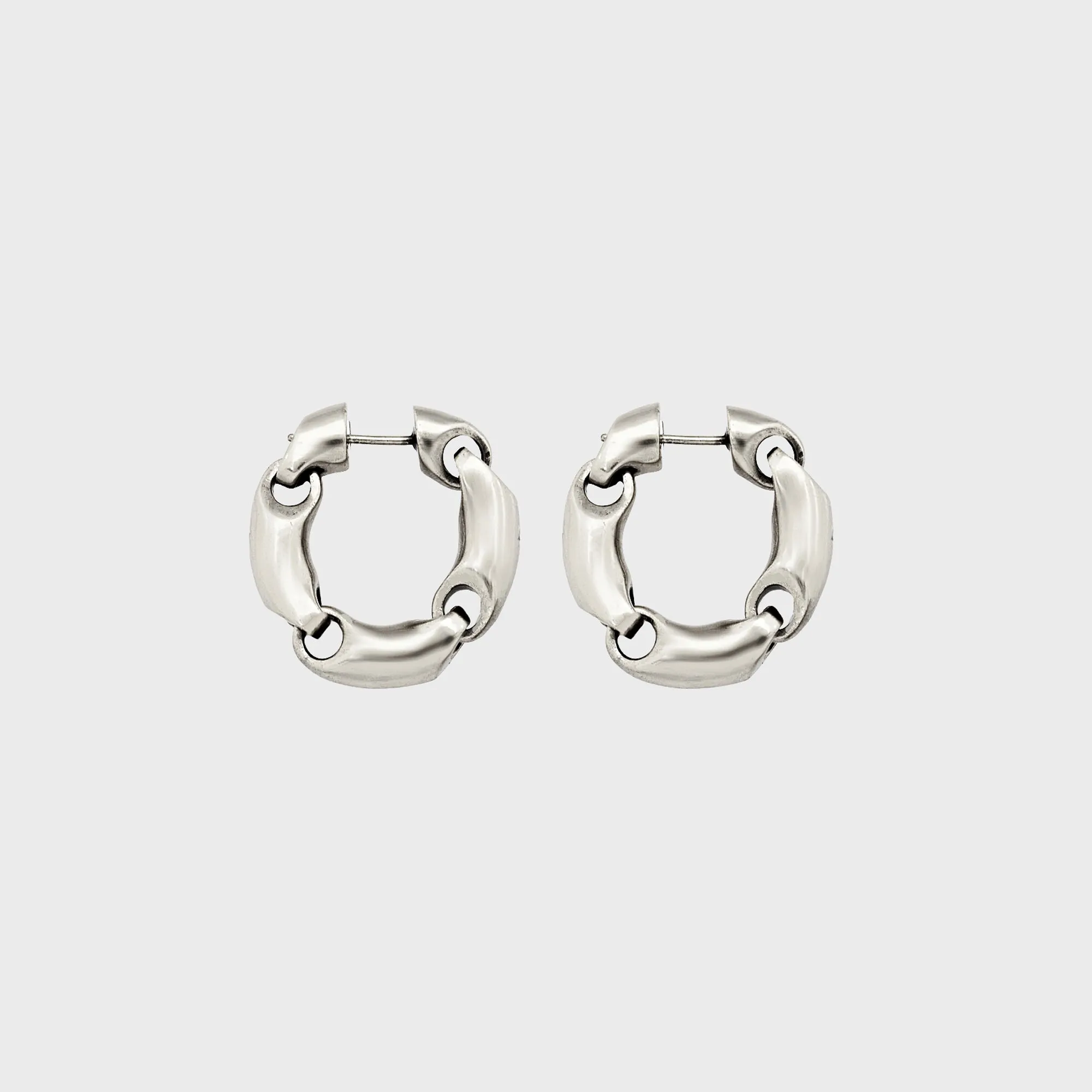 ARSN Favorite Mistake Hoops - Silver sold by Kith