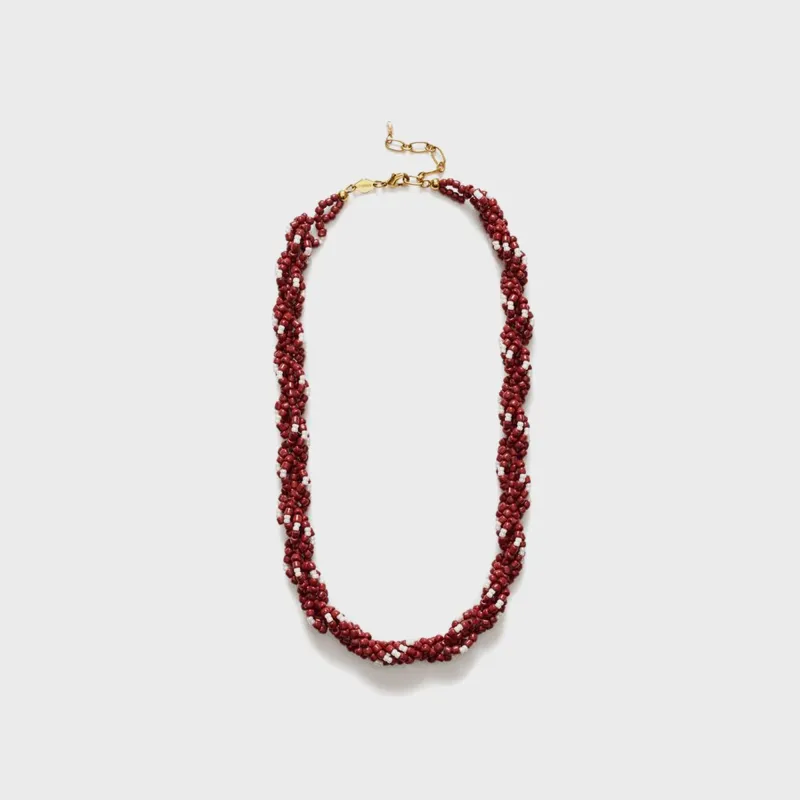 Anni Lu Rodeo Necklace - Deep Burgundy sold by Kith