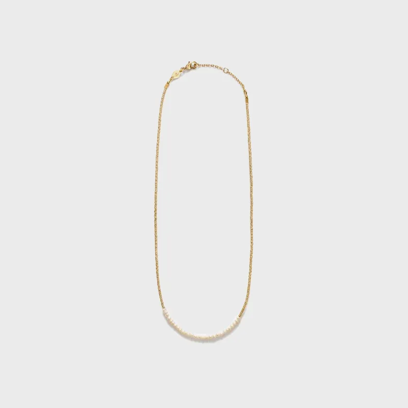 Anni Lu Pearly Necklace - Gold sold by Kith