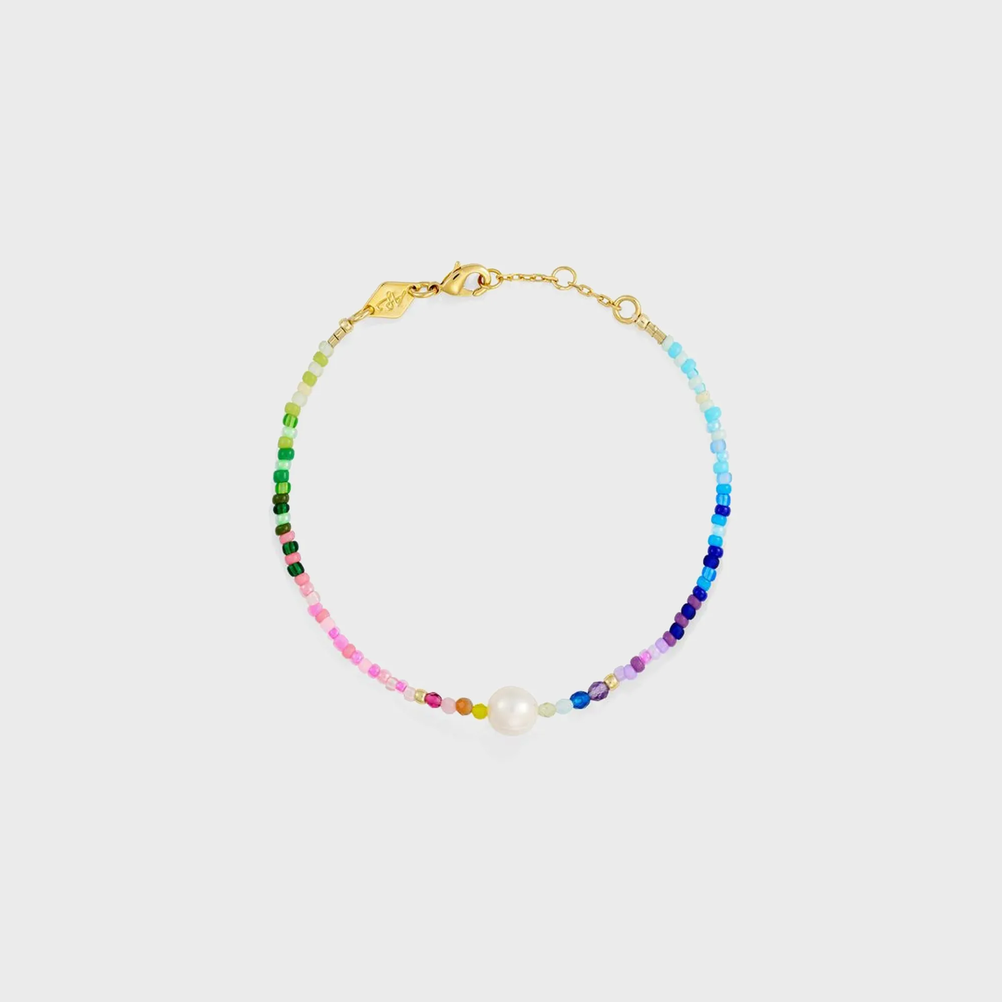 Anni Lu Capri Bracelet - Neon Rainbow sold by Kith