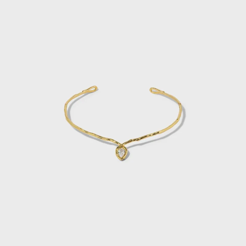 Alexis Bittar Asterales Gold Floating Collar - Gold sold by Kith