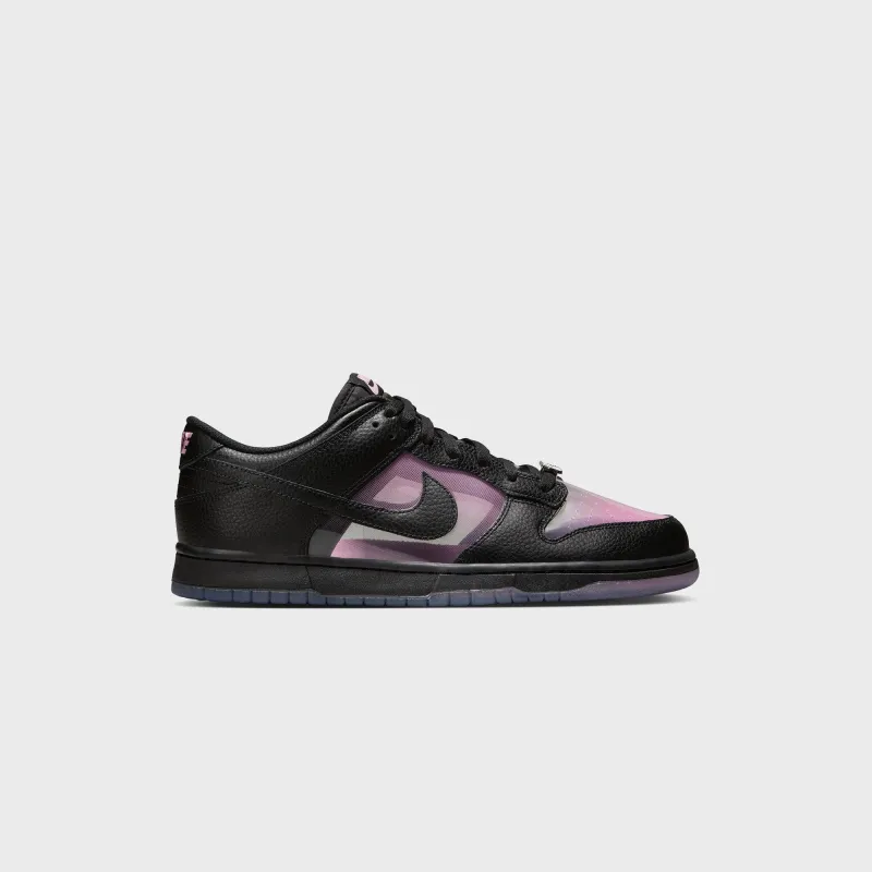 Nike Dunk Low Retro PRM - Black / Pink Rise sold by Kith