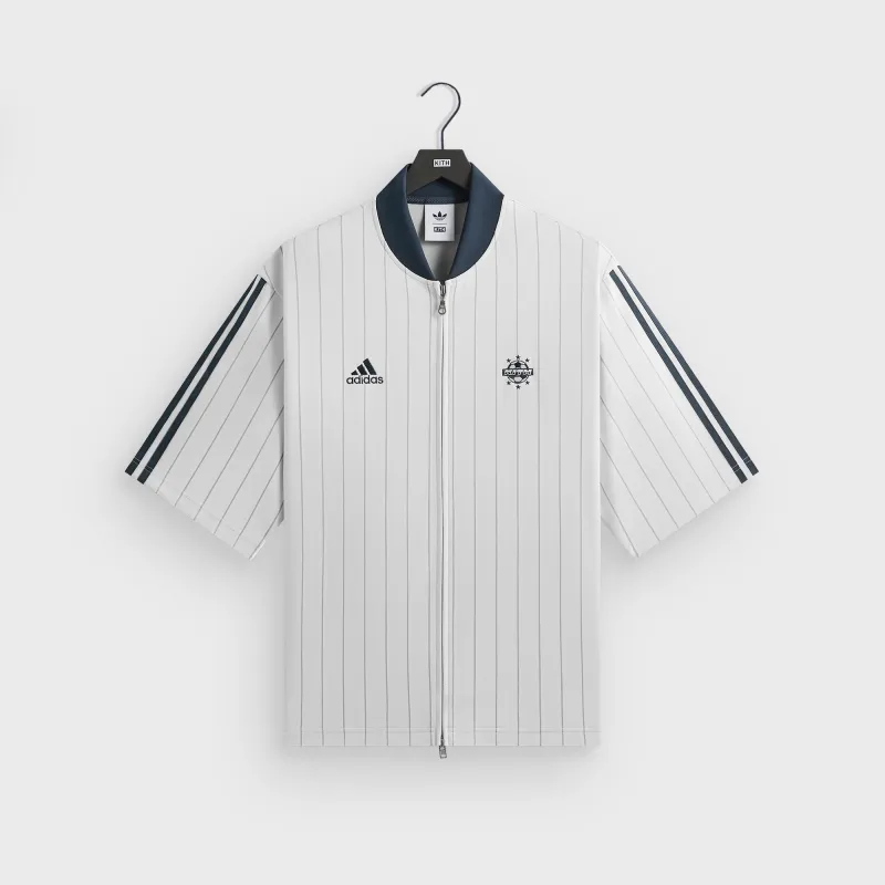 Kith for adidas Football Pinstripe Jersey - White sold by Kith