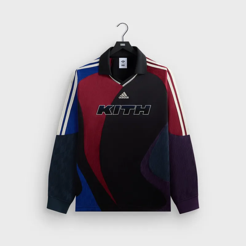 Kith for adidas Football Long Sleeve Soccer Jersey - Multi sold by Kith