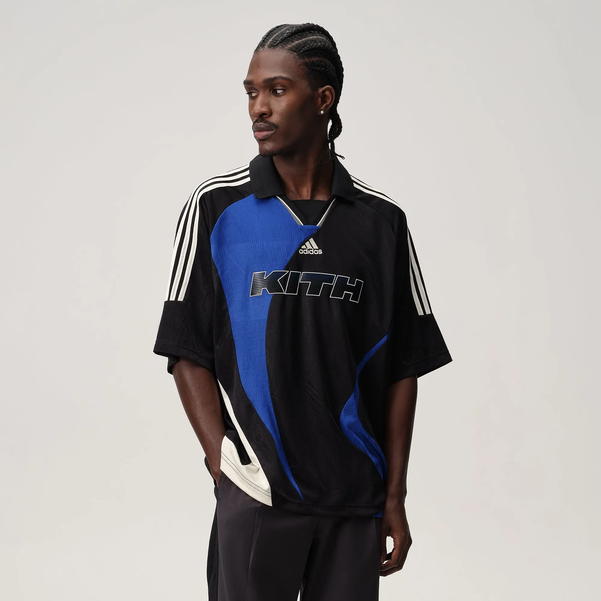 Kith for adidas Football Soccer Jersey - Black sold by Kith product image thumbnail 2