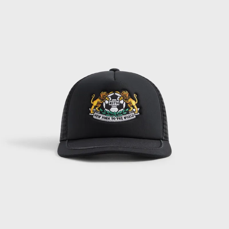 Kith for adidas Football Trucker Hat - Black sold by Kith