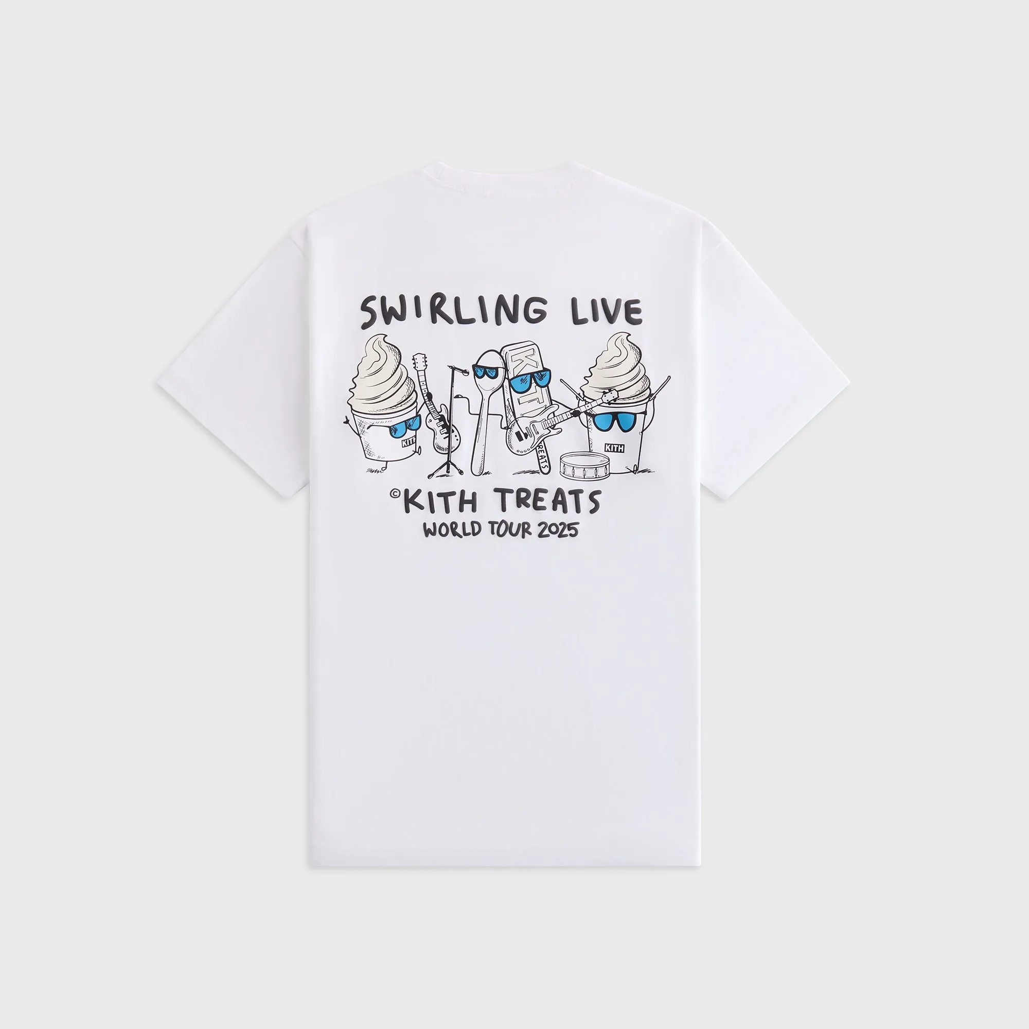 Kith Treats Swirling Live Tour Vintage Pocket Tee - White sold by Kith product image thumbnail 2