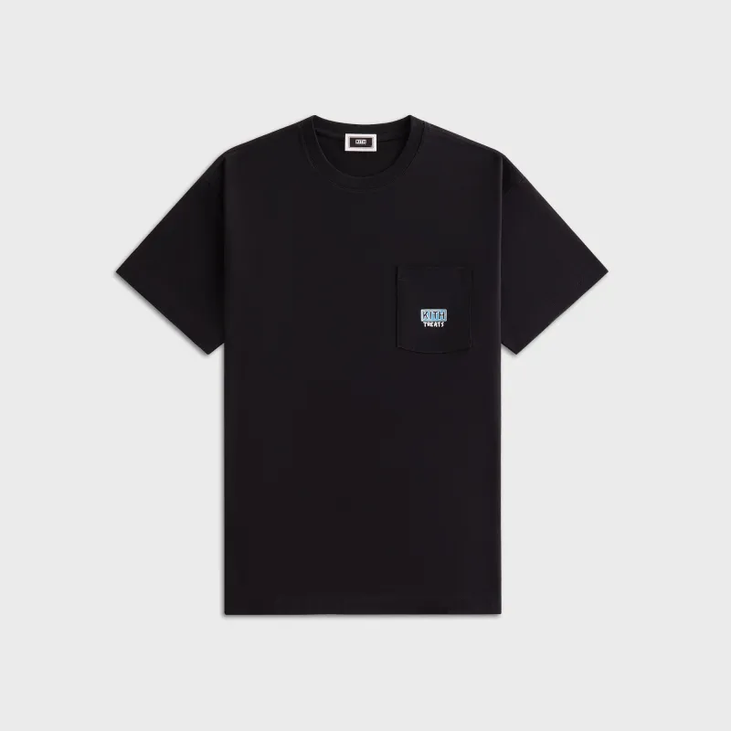 Kith Treats Swirling Live Tour Vintage Pocket Tee - Black sold by Kith