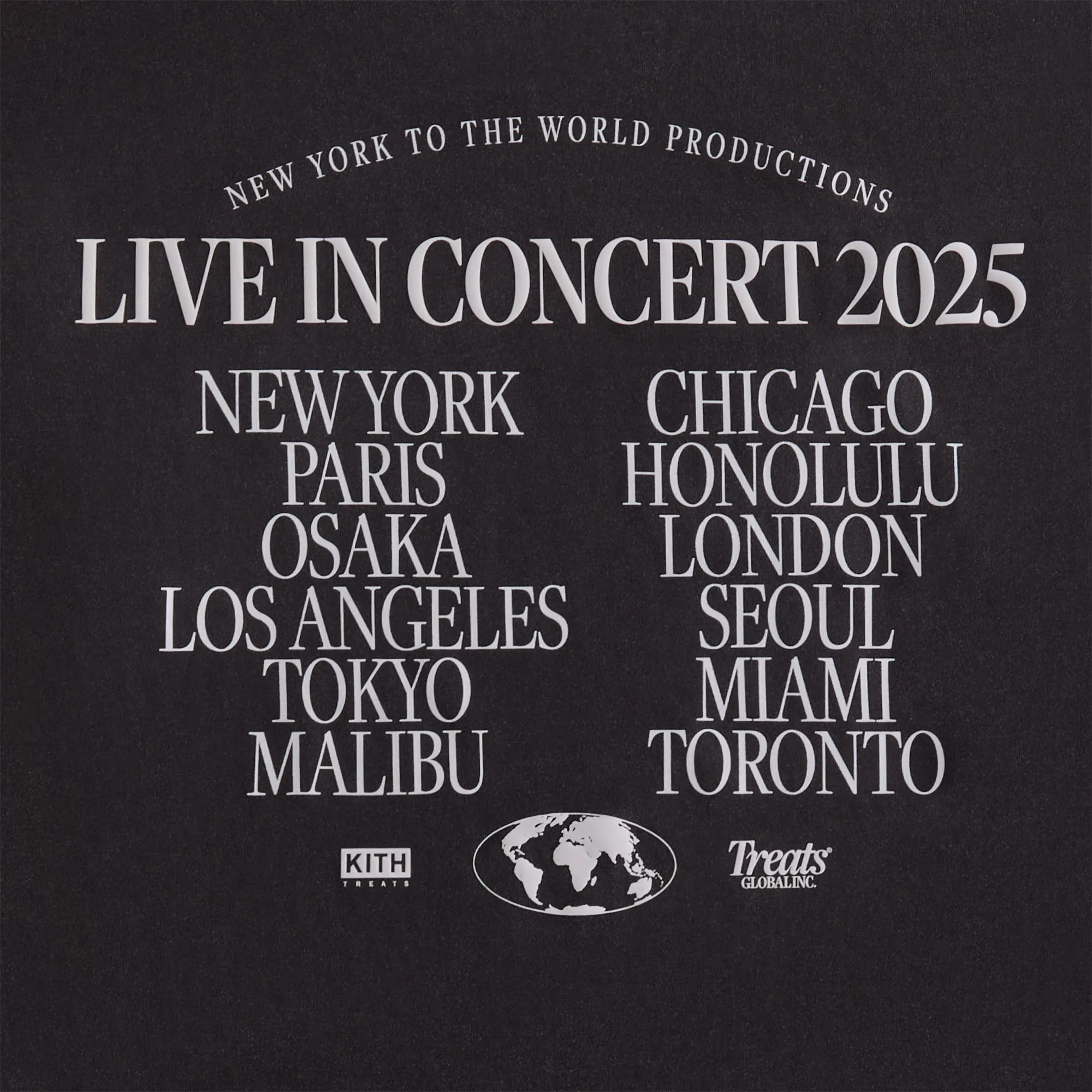 Kith Treats S.W.I.R.L. Tour Vintage Tee - Black sold by Kith product image thumbnail 4