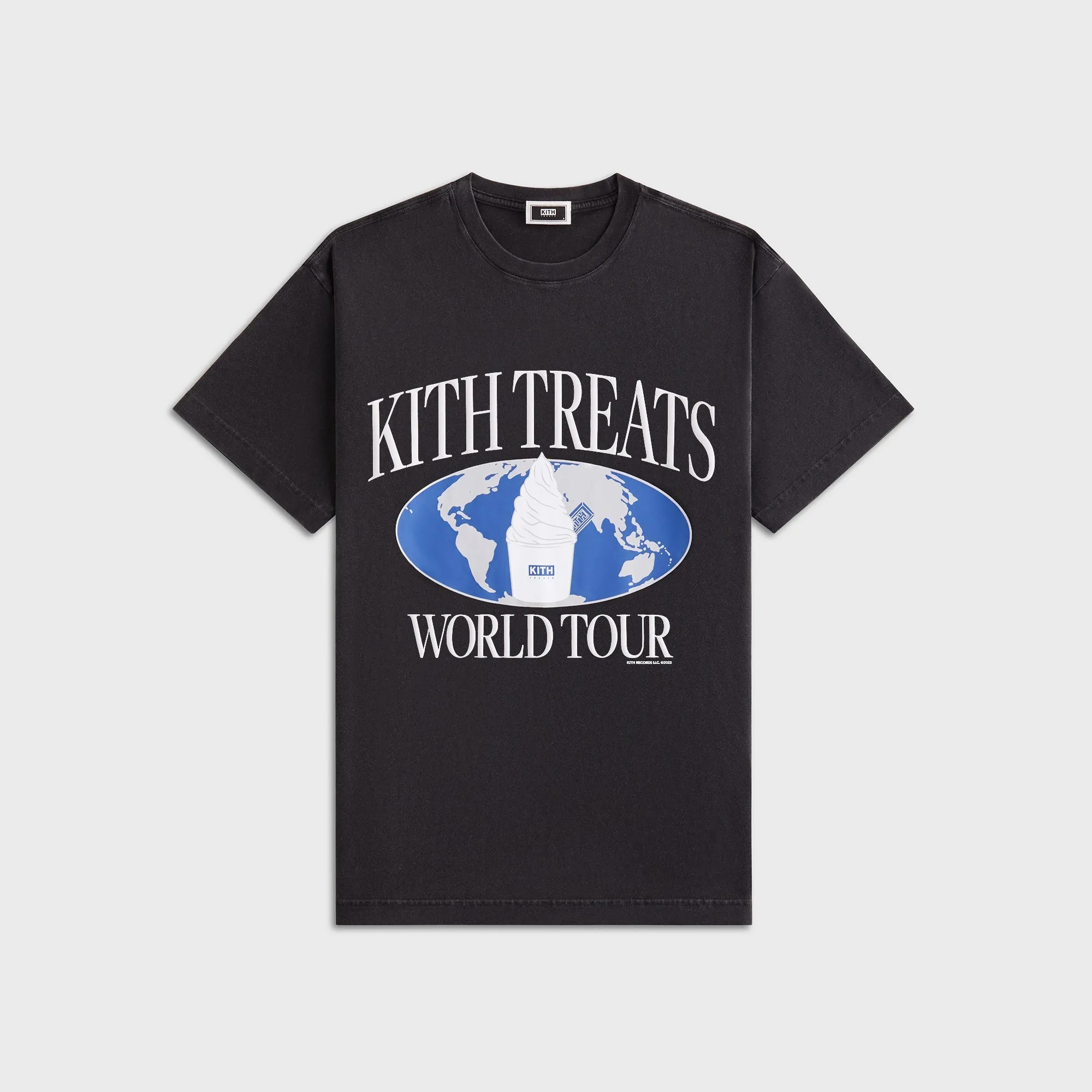 Kith Treats S.W.I.R.L. Tour Vintage Tee - Black sold by Kith