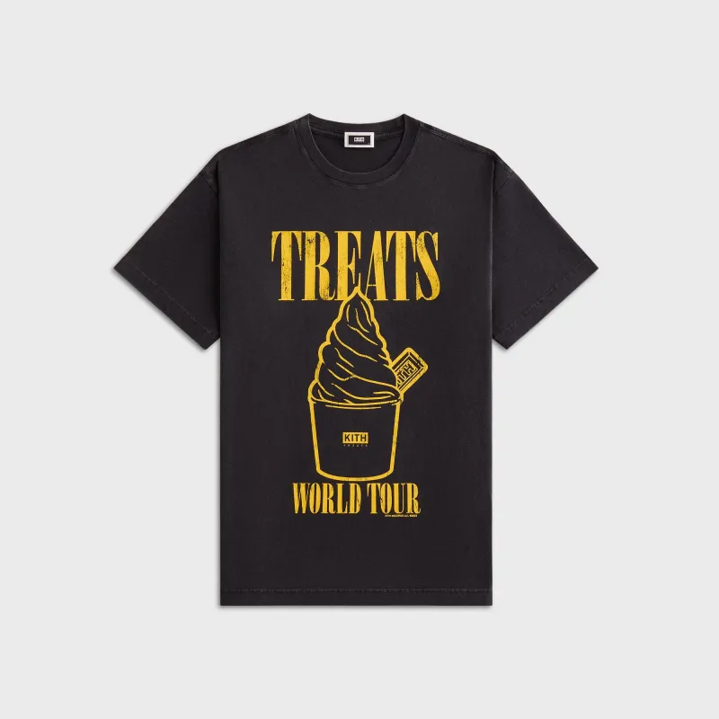 Kith Treats Heart-Shaped Swirl Vintage Tee - Black sold by Kith