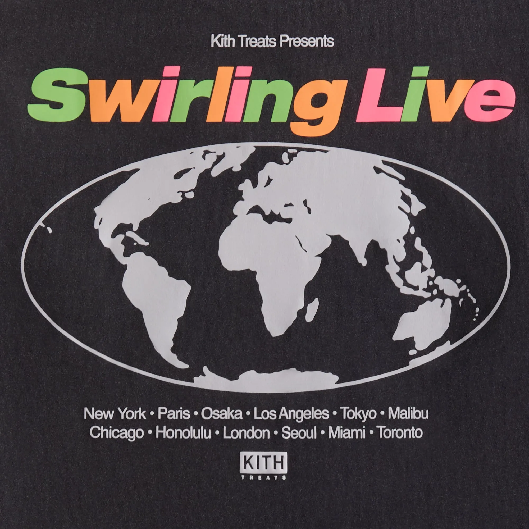 Kith Treats Bizarre Love Swirl Vintage Tee - Black sold by Kith product image thumbnail 4