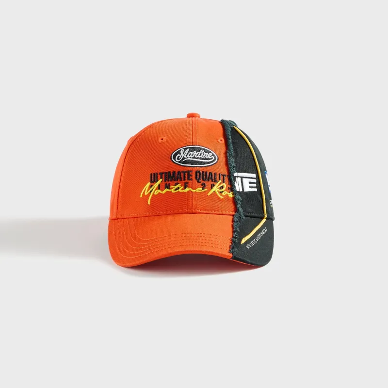 Martine Rose Collage Cap - Orange sold by Kith