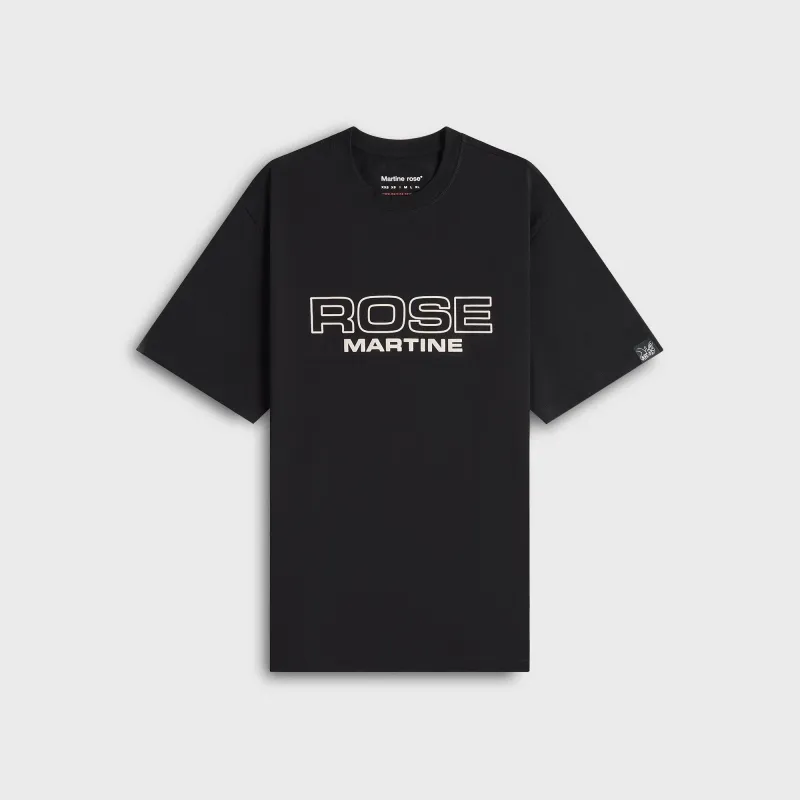 Martine Rose Classic Tee - Black Rose Martine sold by Kith