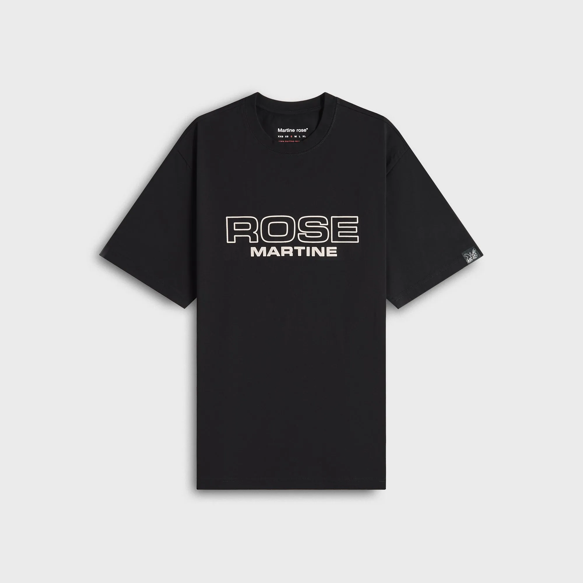 Martine Rose Classic Tee - Black Rose Martine sold by Kith