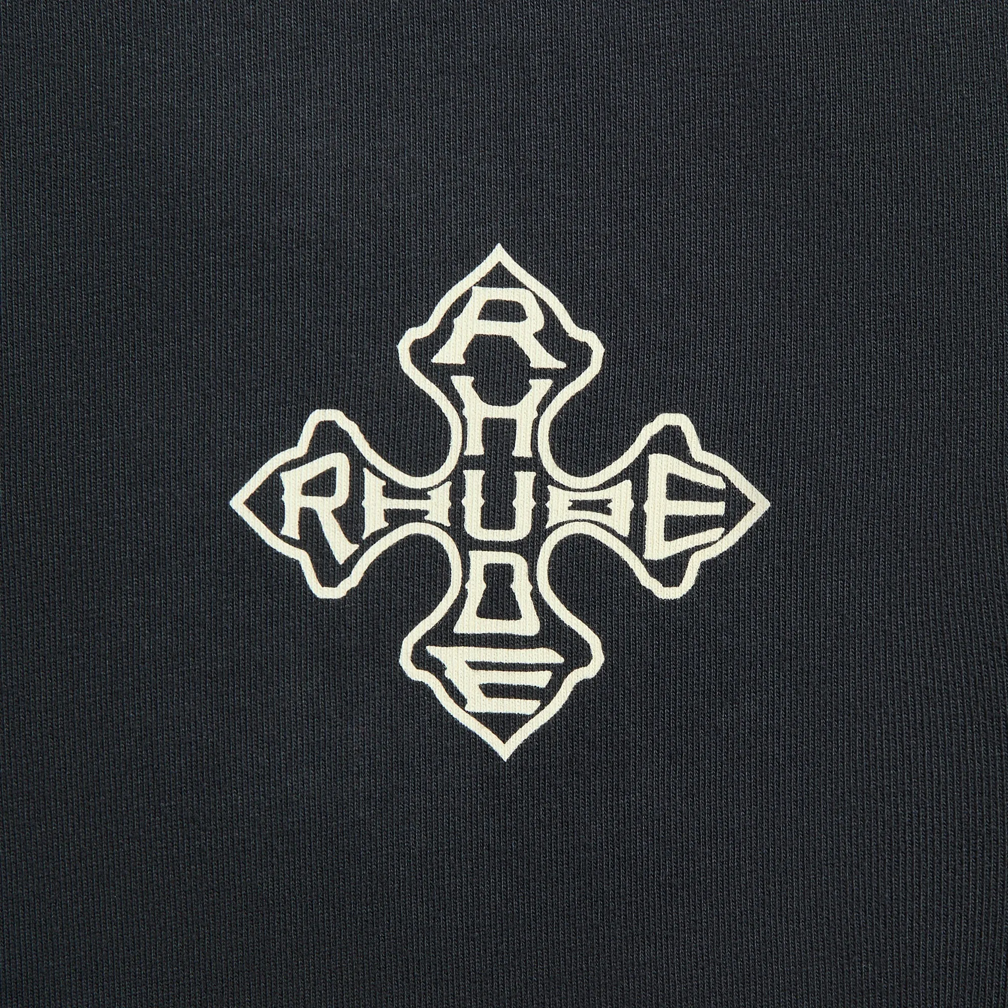 Rhude Cross Tee - Vintage Black sold by Kith product image thumbnail 3