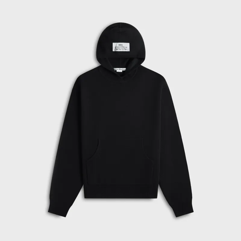 Acne Studios Cashmere Hoodie - Black sold by Kith