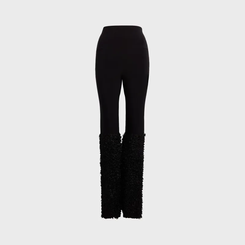 Norma Kamali Curly Spat Legging - Black sold by Kith