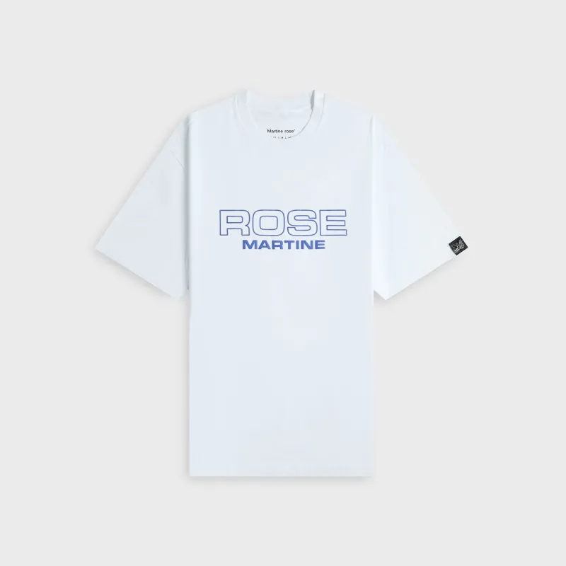 Martine Rose Classic Tee - White Rose Martine sold by Kith