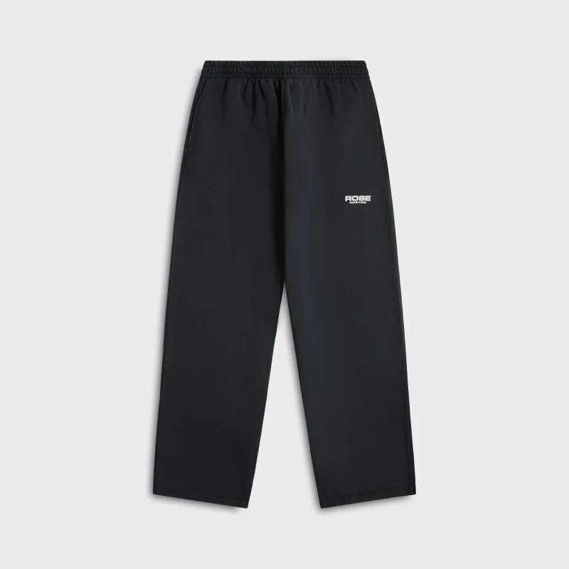 Martine Rose Wide Leg Trackpant - Black Washed Black Rose sold by Kith
