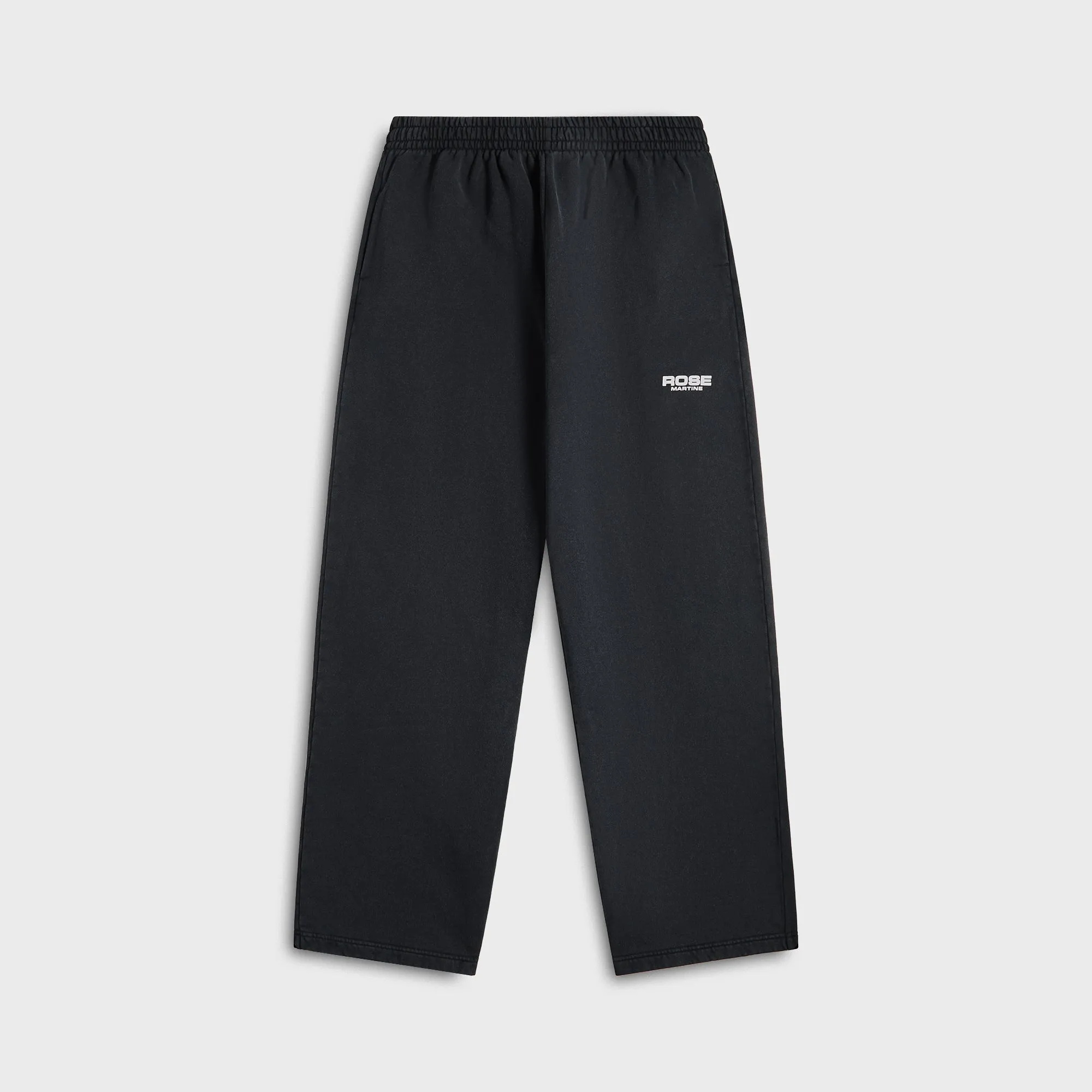 Martine Rose Wide Leg Trackpant - Black Washed Black Rose sold by Kith