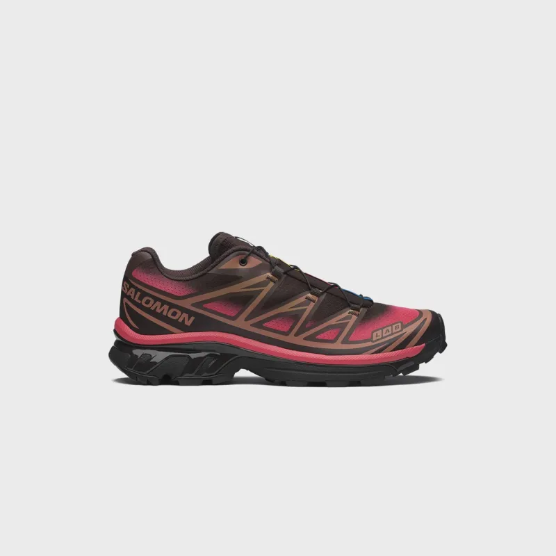 Salomon XT-6 Skyline - Black Coffee / French Roast / Rouge Red sold by Kith