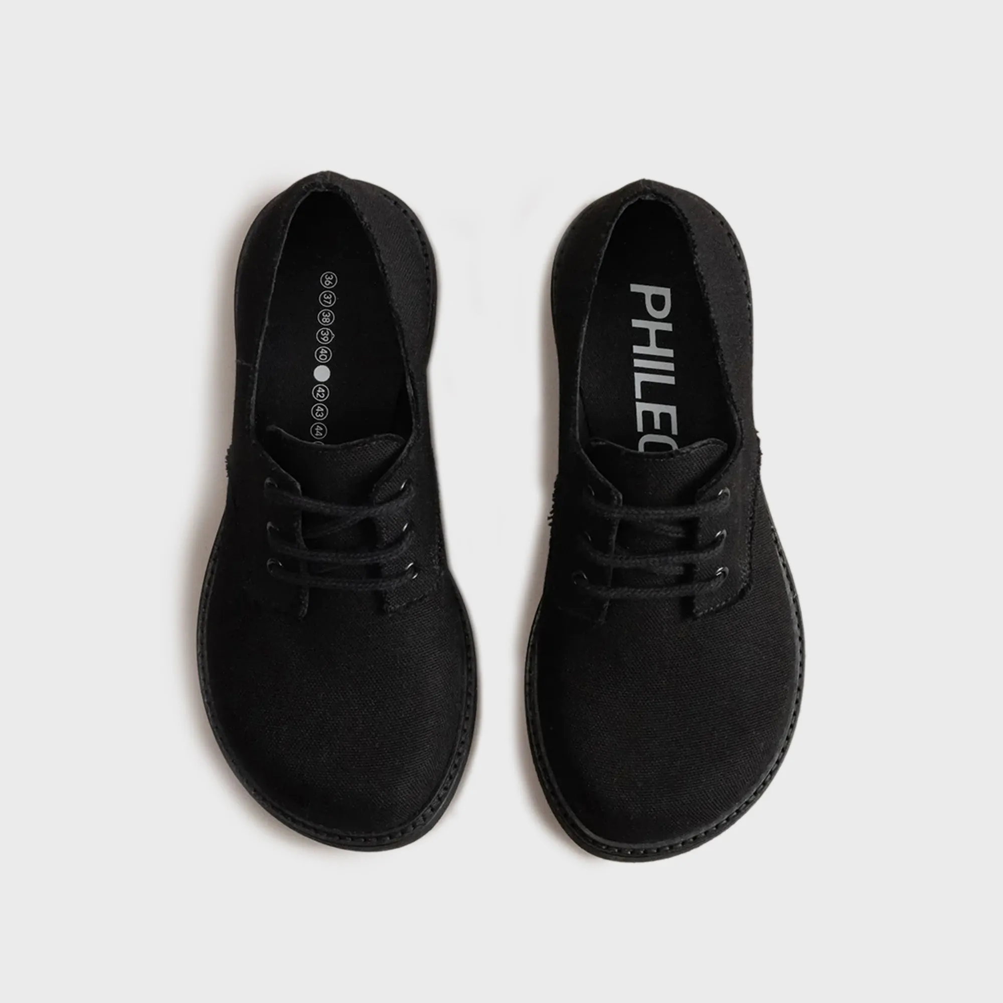 PHILEO 073 Derby Canvas - Black sold by Kith product image thumbnail 3