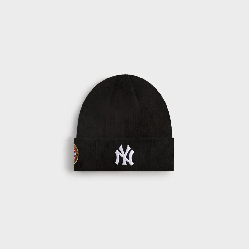 Kith & New Era for the New York Yankees Knit Beanie - Black sold by Kith