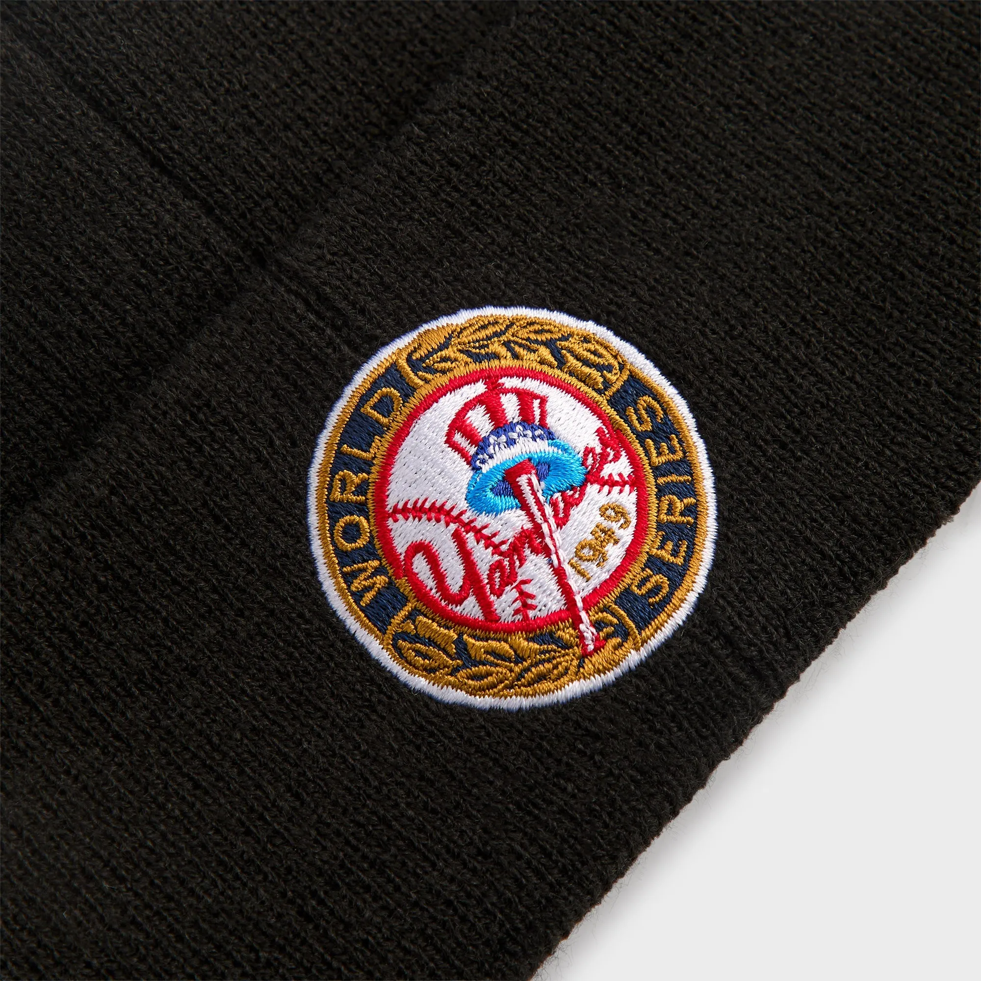 Kith & New Era for the New York Yankees Knit Beanie - Black sold by Kith product image thumbnail 4
