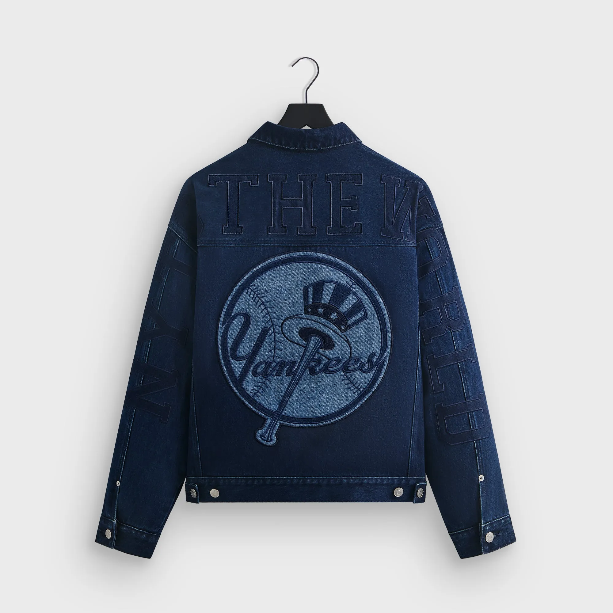 Kith for the New York Yankees Jay Indigo Denim Jacket - Mid Indigo sold by Kith product image thumbnail 4