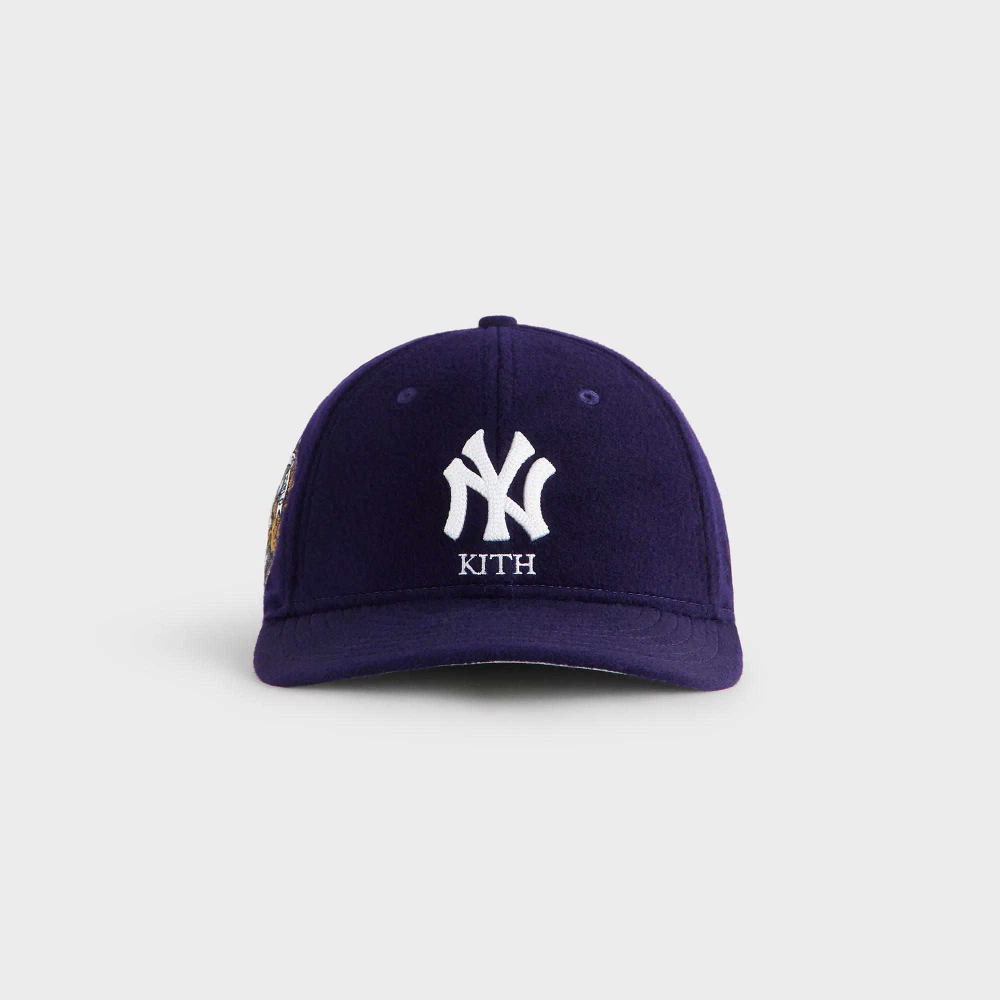 Kith & New Era for the New York Yankees Melton Wool 59FIFTY Low Profile Cap - Nocturnal sold by Kith