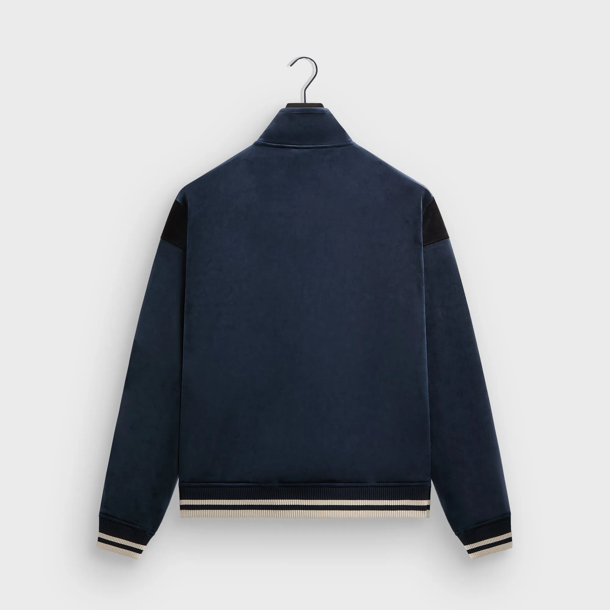 Kith for the New York Yankees Luxe Velour Track Jacket - Nocturnal sold by Kith product image thumbnail 3