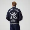 Kith for the New York Yankees All-Over Embroidered Wyona Full Zip - Nocturnal sold by Kith