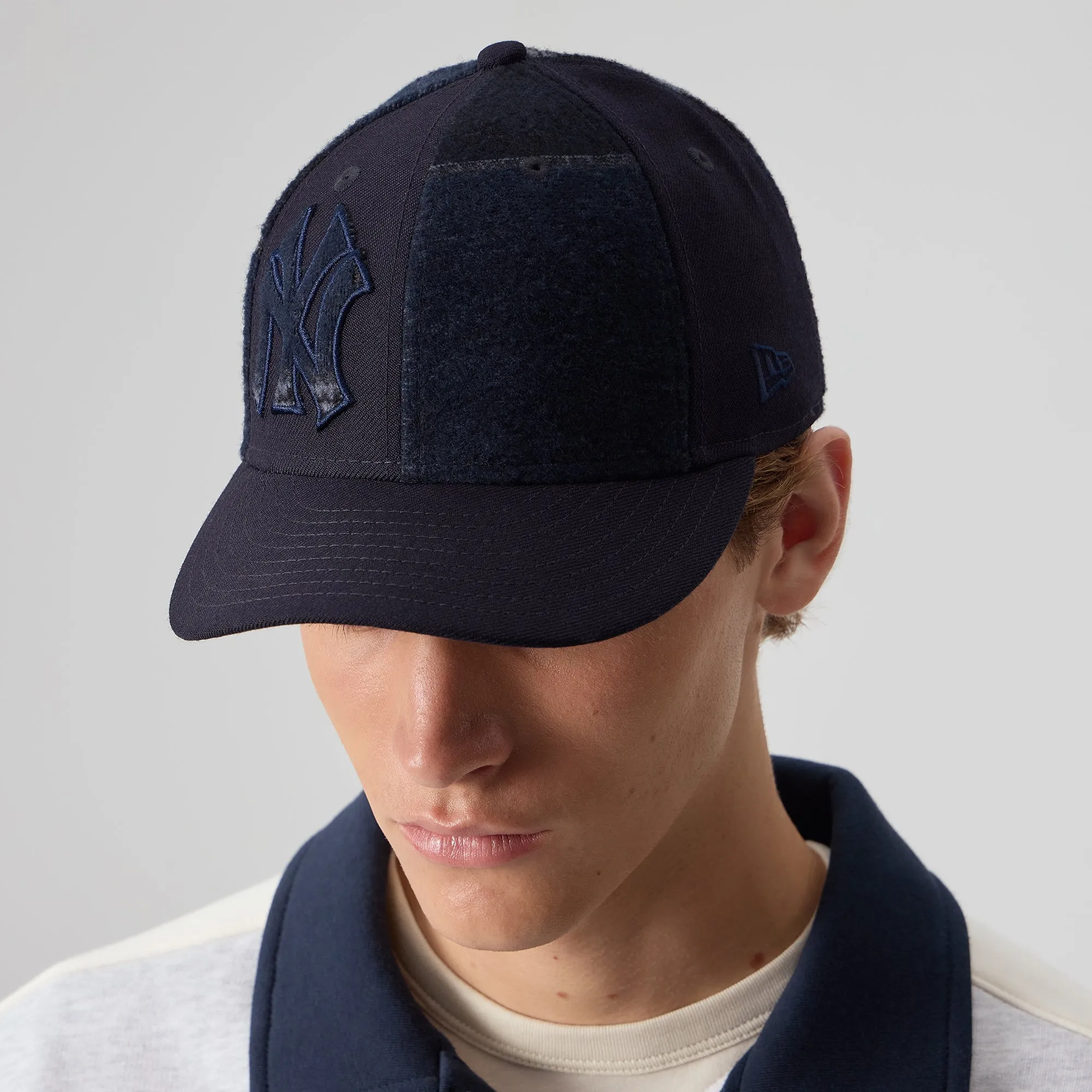 Kith & New Era for the New York Yankees Patchwork Wool 59FIFTY Low Profile Cap - Nocturnal sold by Kith product image thumbnail 2