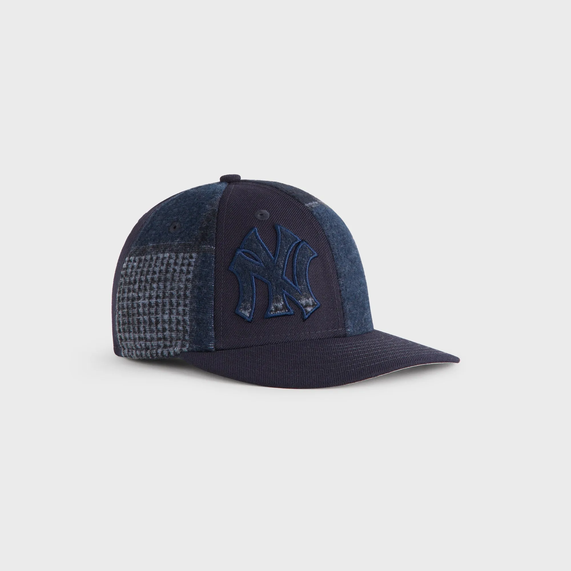 Kith & New Era for the New York Yankees Patchwork Wool 59FIFTY Low Profile Cap - Nocturnal sold by Kith product image thumbnail 4
