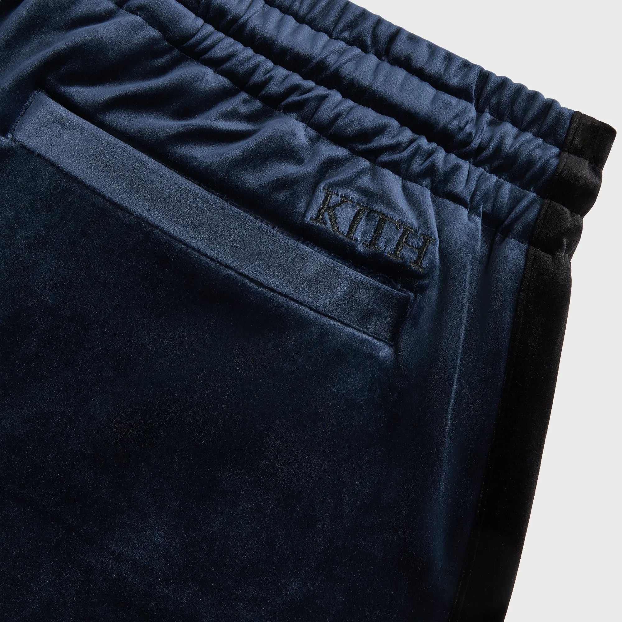Kith for the New York Yankees Luxe Velour Damon Track Pant - Nocturnal sold by Kith product image thumbnail 4