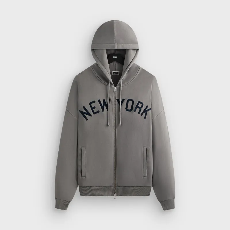 Kith for the New York Yankees Braxton Full Zip Hoodie - Statue sold by Kith