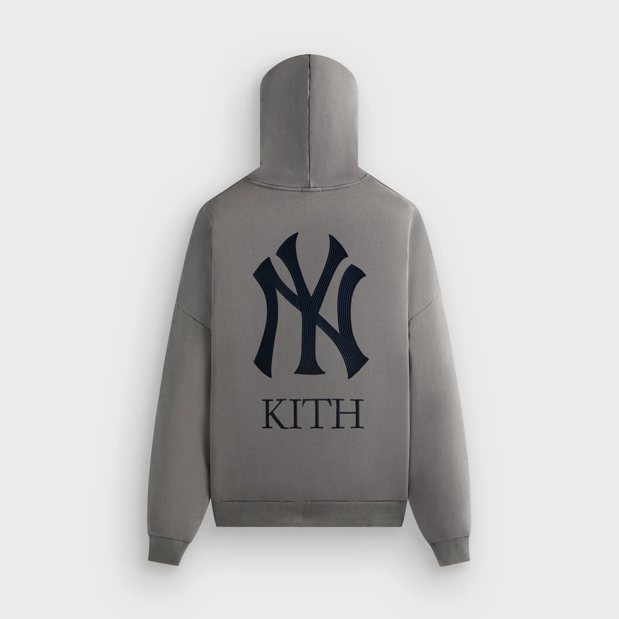 Kith for the New York Yankees Cropped Braxton Full Zip Hoodie - Statue sold by Kith product image thumbnail 4