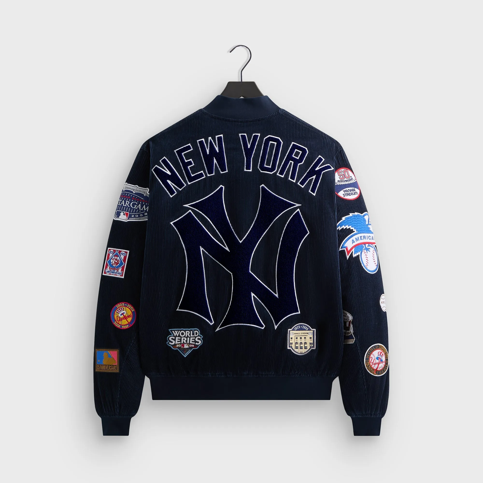 Kith for the New York Yankees Corduroy Avery Bomber Jacket - Nocturnal sold by Kith product image thumbnail 4
