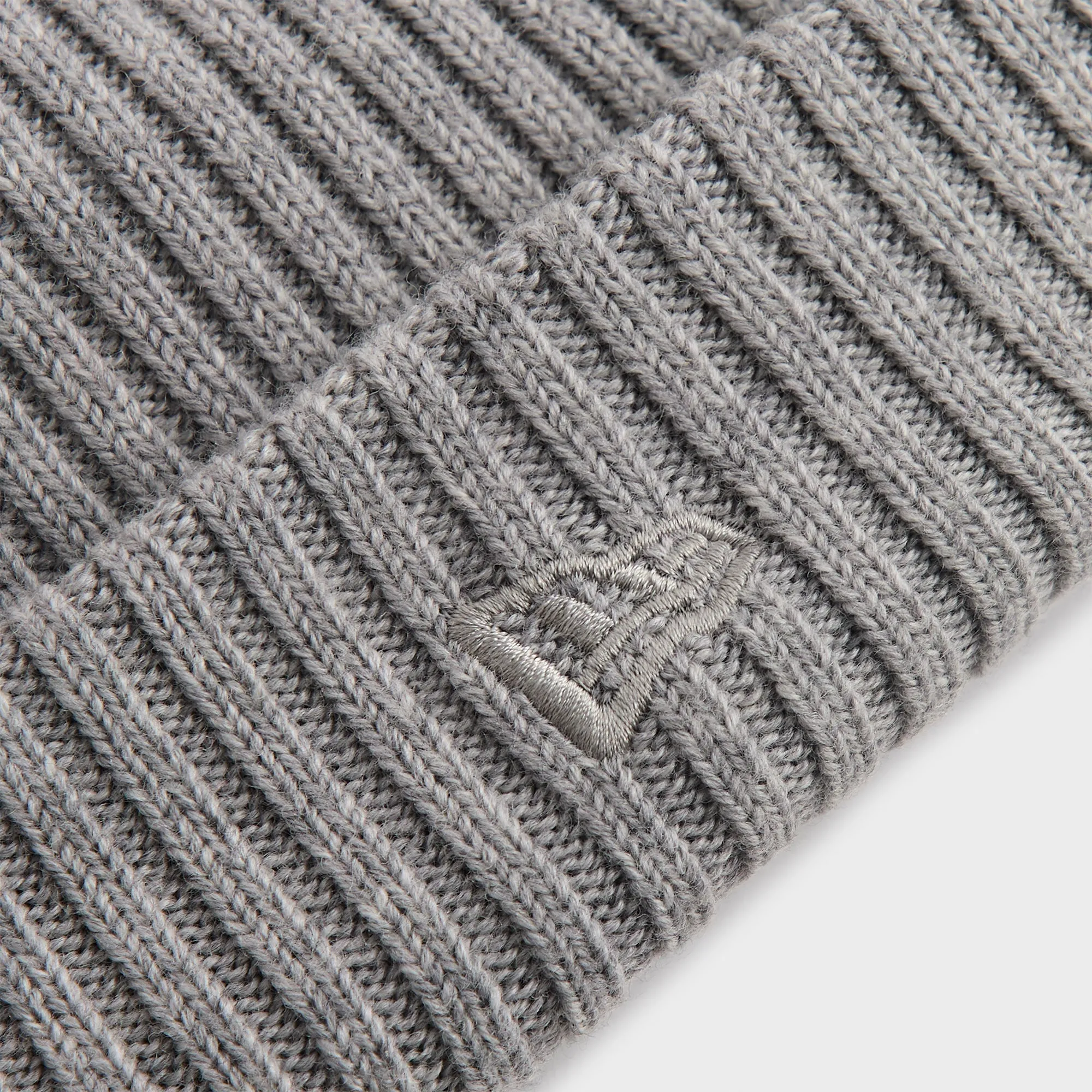 Kith & New Era for the New York Yankees Merino Knit Beanie - Light Heather Grey sold by Kith product image thumbnail 5