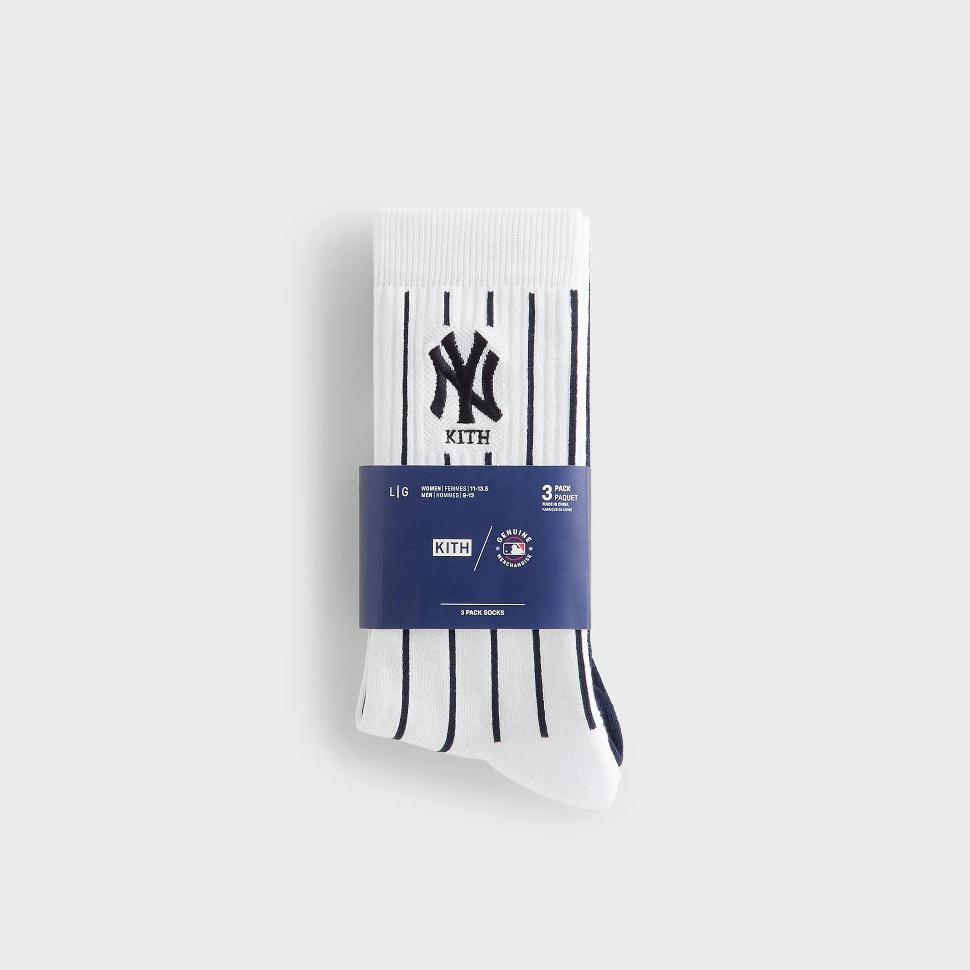 Kith for the New York Yankees 3-Pack Crew Socks - Multi sold by Kith product image thumbnail 2