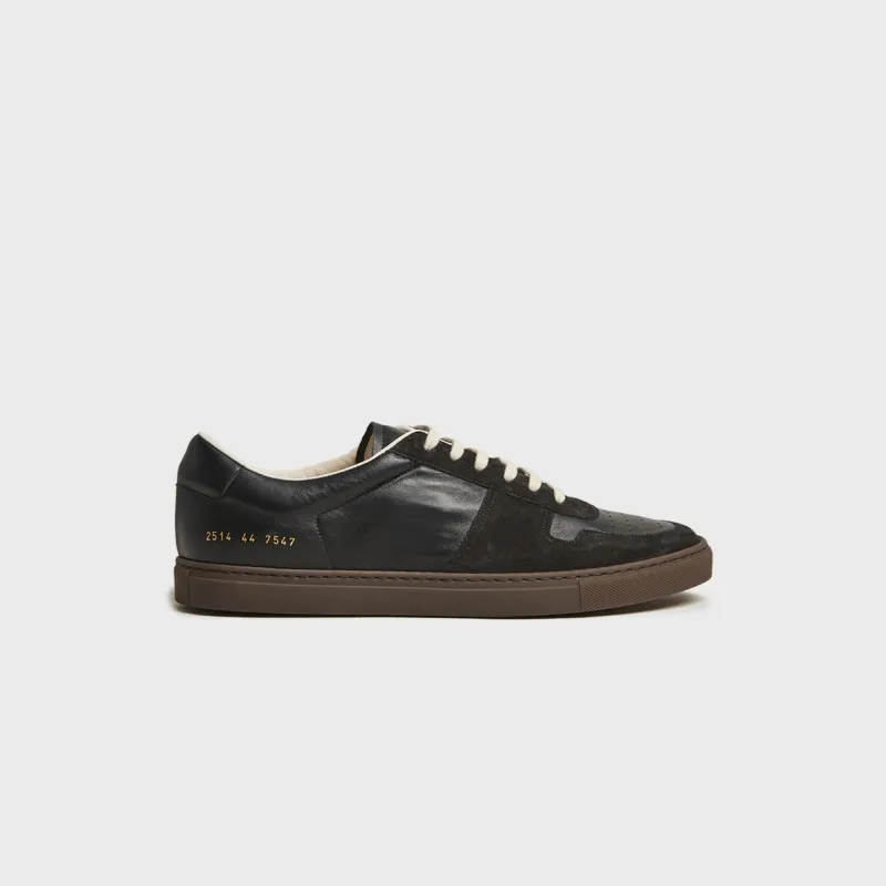 Common Projects BBall Slim Gum Brown Sole - Black sold by Kith