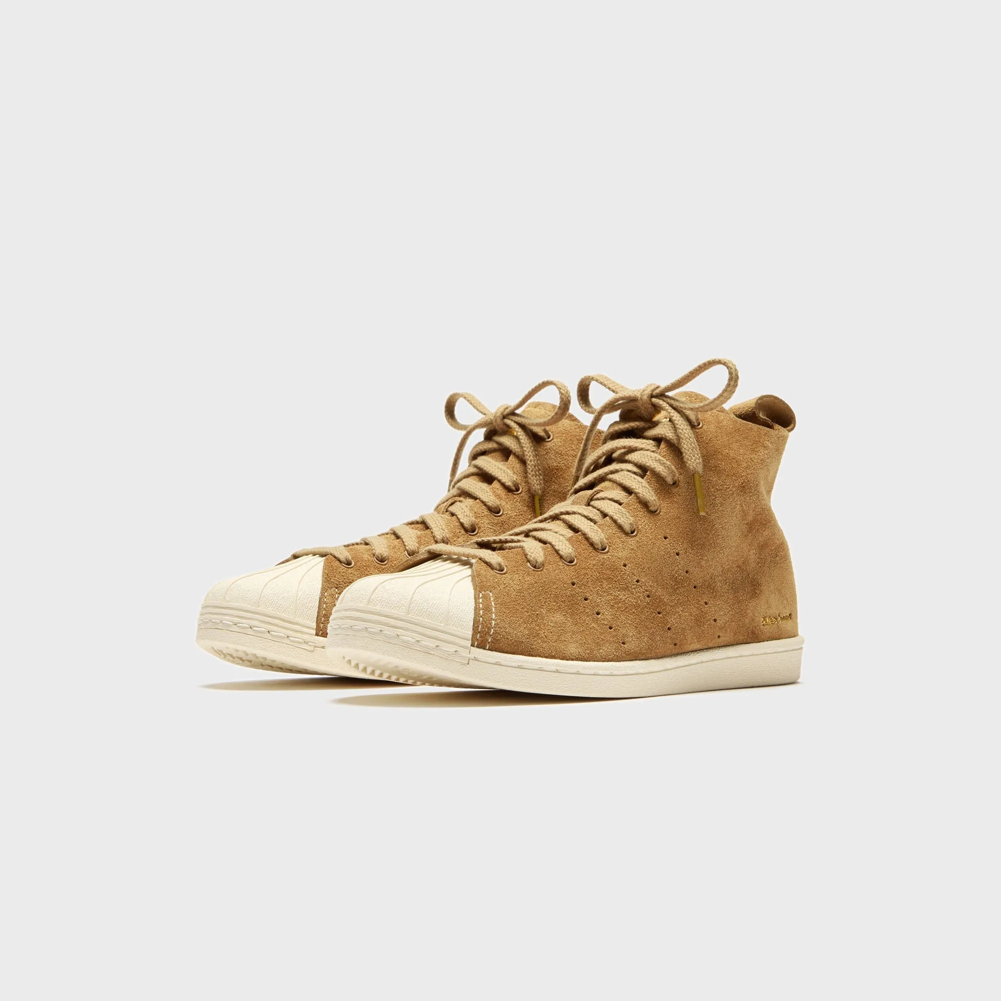 adidas x Wales Bonner Superstar High - Brown / White sold by Kith product image thumbnail 2