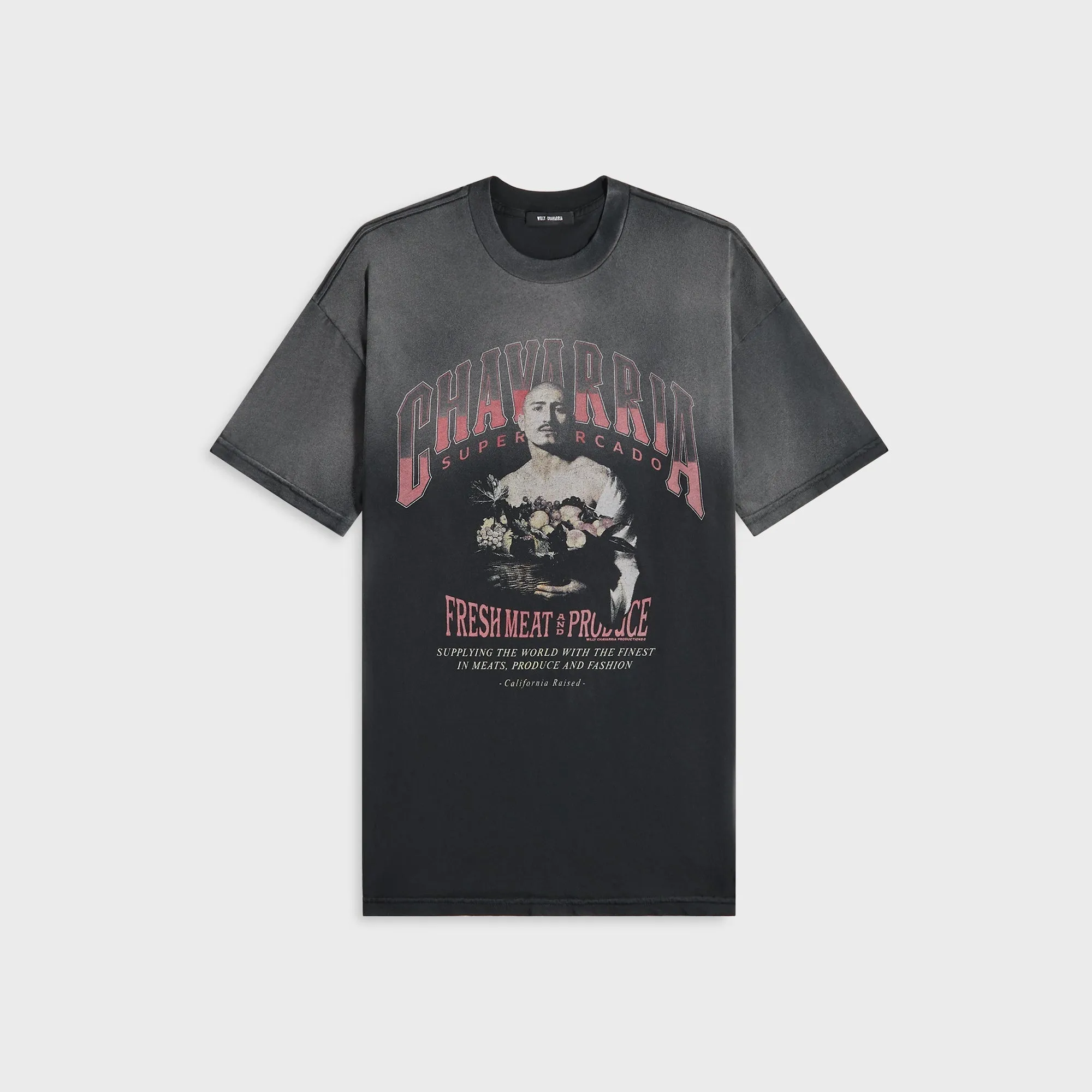 Willy Chavarria San Chachi Produce Easy Tee - Black sold by Kith