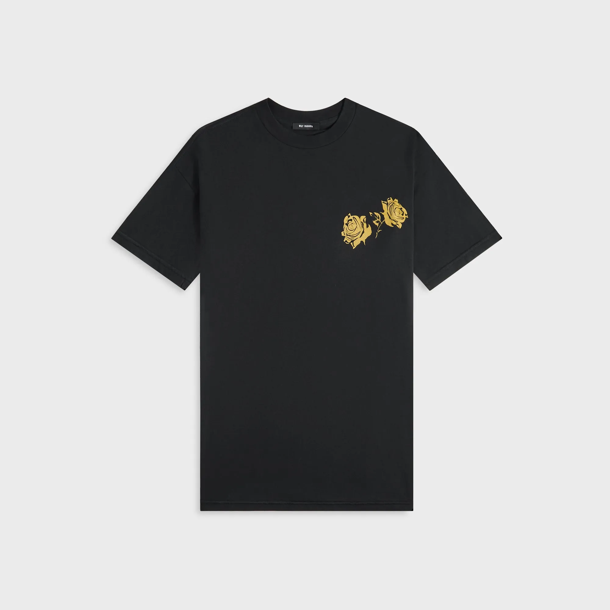 Willy Chavarria Proverb Easy Tee - Black sold by Kith