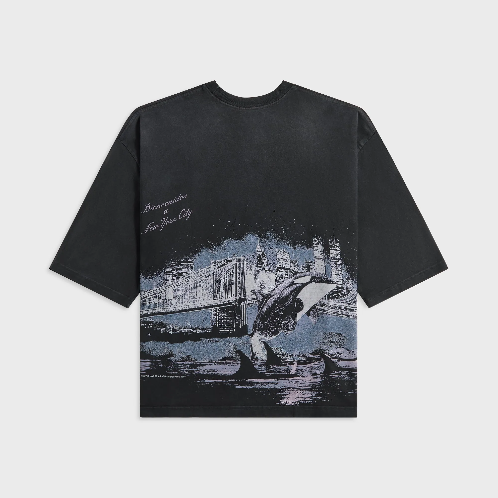 Willy Chavarria Free Willy Buffalo Tee - Black sold by Kith product image thumbnail 2